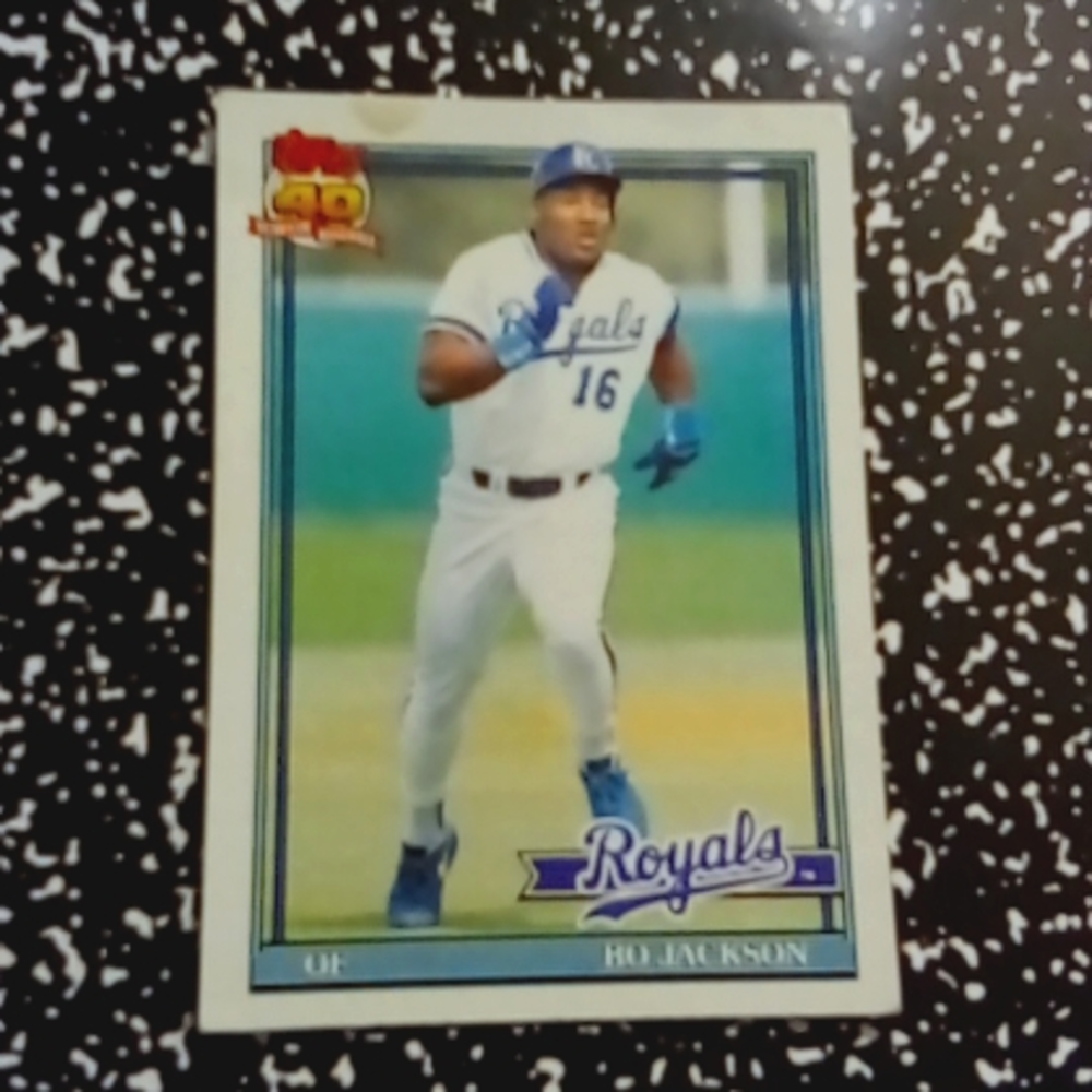 BO JACKSON * ROYALS * TOPPS * 40 YEARS OF BASEBALL * BASEBALL CARD * MLB